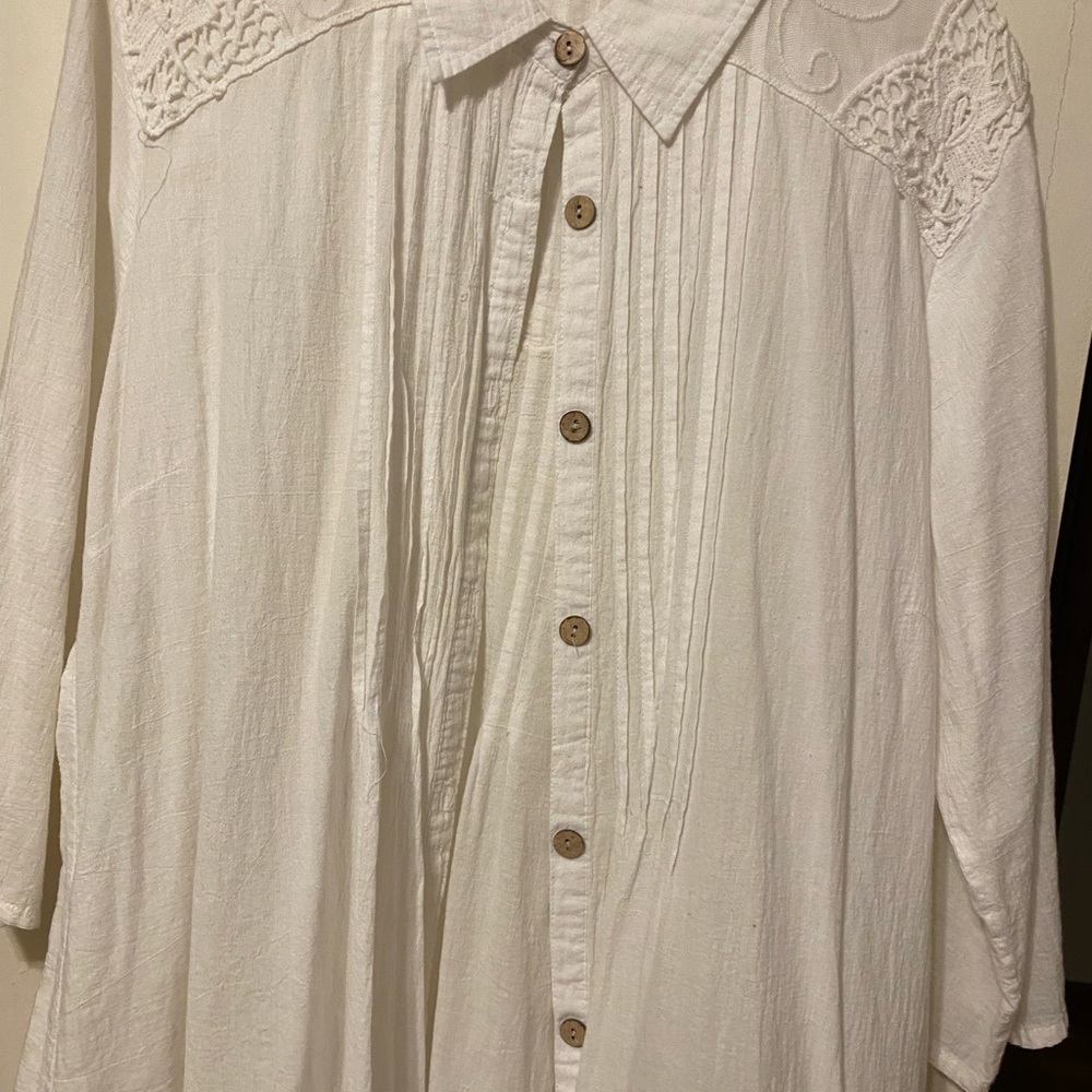 Vintage  White Blouse by Club Z Collection